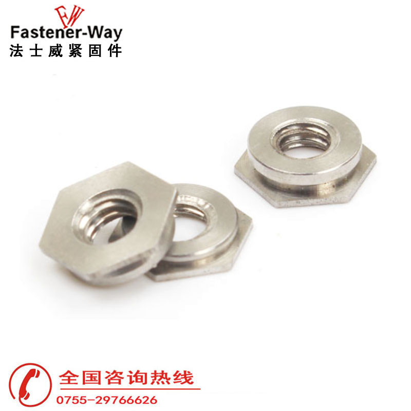 公制鑲入螺母齊平螺母壓鉚件F-M3-1--F-M5-1  公制鑲入螺母齊平螺母壓鉚件F-M3-1--F-M5-1
