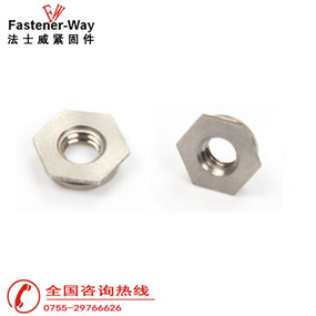 公制鑲入螺母齊平螺母壓鉚件F-M3-1--F-M5-1  公制鑲入螺母齊平螺母壓鉚件F-M3-1--F-M5-1