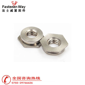 法士威公制鑲入螺母齊平螺母壓鉚件F-M3-1--F-M5-1  法士威公制鑲入螺母齊平螺母壓鉚件F-M3-1--F-M5-1