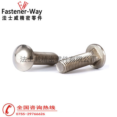 GB12小頭馬車螺栓|法士威不銹鋼方頸螺絲 GB12小頭馬車螺栓|法士威不銹鋼方頸螺絲