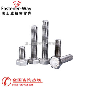 JISB1180進口日標304不銹鋼外六角螺栓 JISB1180進口日標304不銹鋼外六角螺栓