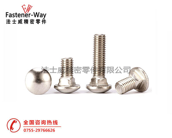GB12小頭馬車螺栓|法士威不銹鋼方頸螺絲 GB12小頭馬車螺栓|法士威不銹鋼方頸螺絲