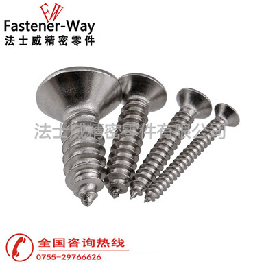 法士威GB846十字沉頭不銹鋼自攻螺絲 法士威GB846十字沉頭不銹鋼自攻螺絲