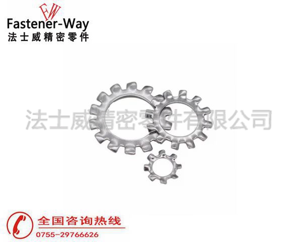 不銹鋼外花齒墊圈 不銹鋼外花齒墊圈