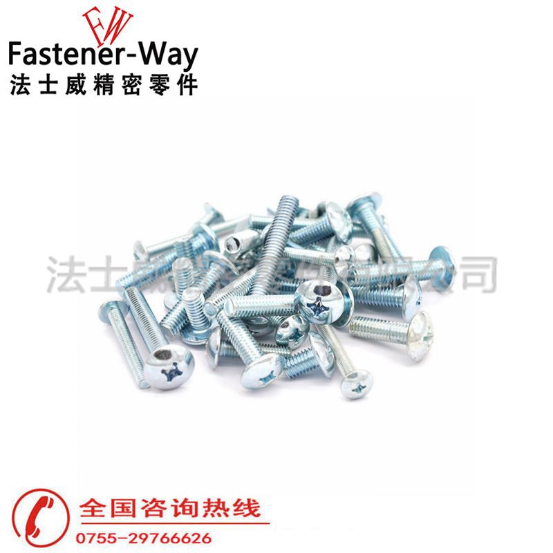 法士威JISB1111十字槽大扁頭機牙螺絲釘2 法士威JISB1111十字槽大扁頭機牙螺絲釘2