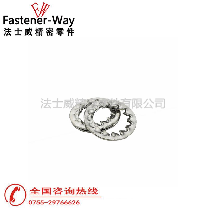 法士威GB861.2不銹鋼內鋸齒墊圈防松鎖緊墊片2 法士威GB861.2不銹鋼內鋸齒墊圈防松鎖緊墊片2
