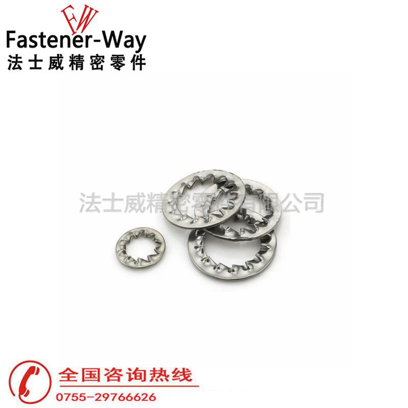 法士威GB861.2不銹鋼內鋸齒墊圈防松鎖緊墊片1 法士威GB861.2不銹鋼內鋸齒墊圈防松鎖緊墊片1