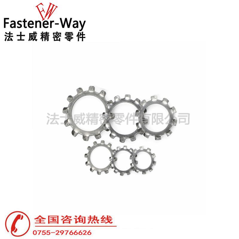 法士威GB862.1不銹鋼外花齒防松墊圈墊片4 法士威GB862.1不銹鋼外花齒防松墊圈墊片4