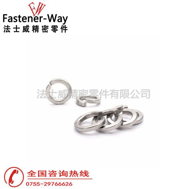 DIN127不銹鋼彈簧墊圈 彈墊墊片 DIN127不銹鋼彈簧墊圈 彈墊墊片