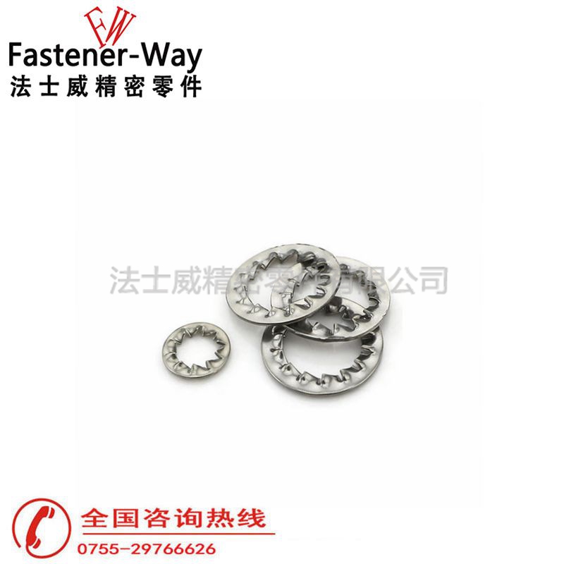 法士威GB862.2不銹鋼外鋸齒鎖緊墊圈墊片1 法士威GB862.2不銹鋼外鋸齒鎖緊墊圈墊片1