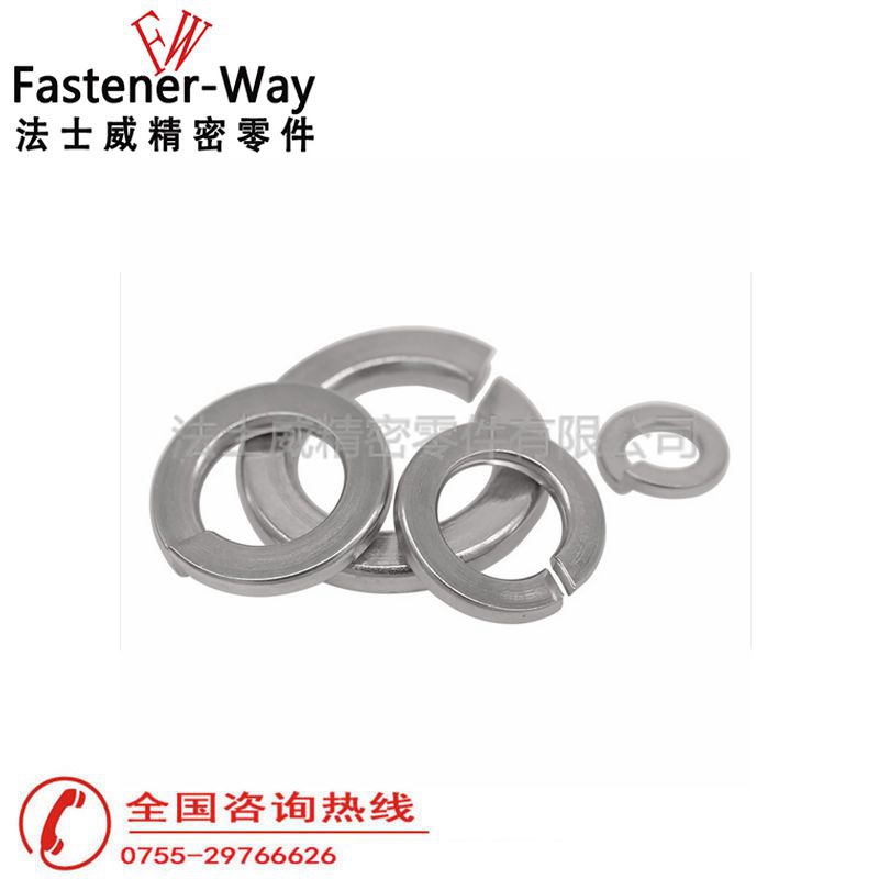 DIN127不銹鋼彈簧墊圈 彈墊墊片3 DIN127不銹鋼彈簧墊圈 彈墊墊片3