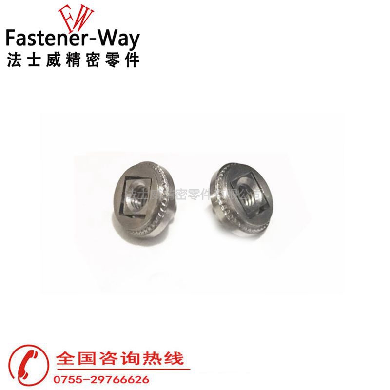 LAC-M6-2不銹鋼自鎖浮動螺母5 LAC-M6-2不銹鋼自鎖浮動螺母5