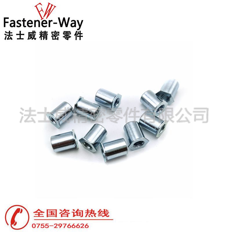 SOA-440-4通孔鋁材壓鉚螺母柱3 SOA-440-4通孔鋁材壓鉚螺母柱3