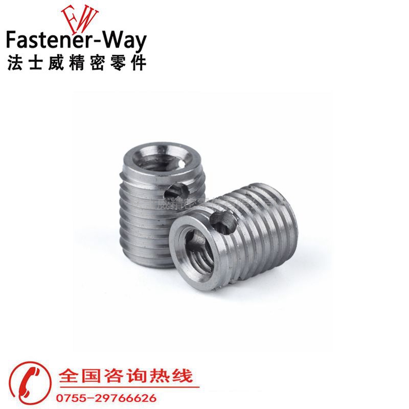 不銹鋼自攻螺紋護(hù)套鋼絲螺套 不銹鋼自攻螺紋護(hù)套鋼絲螺套