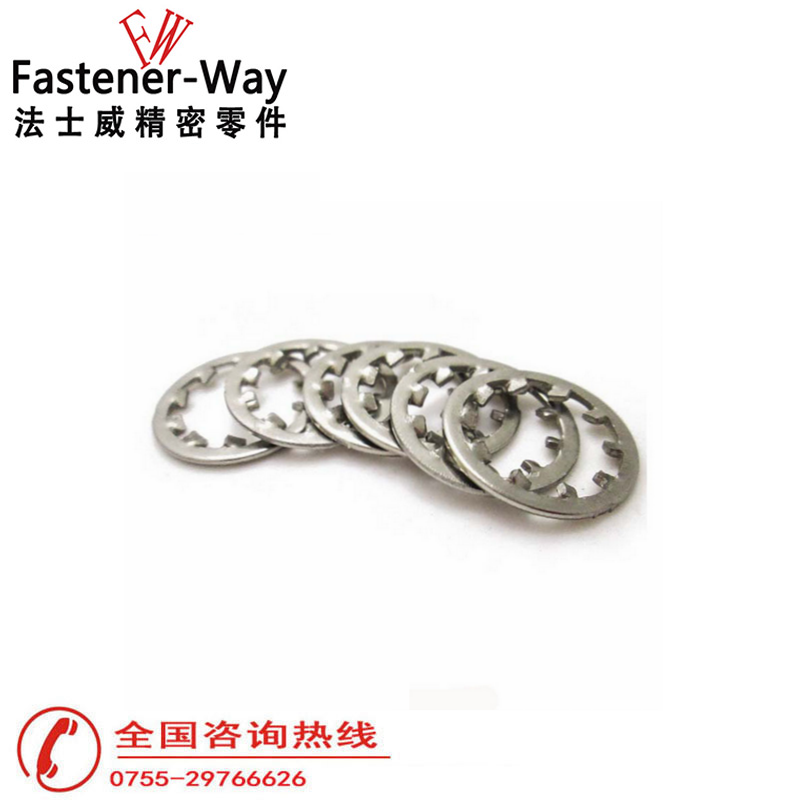 碳鋼鍍鋅GB861.1內花齒墊圈 防松止動墊片6 碳鋼鍍鋅GB861.1內花齒墊圈 防松止動墊片6