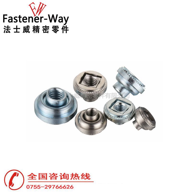 LAS-M3-2碳鋼鍍鋅自鎖浮動螺母2 LAS-M3-2碳鋼鍍鋅自鎖浮動螺母2