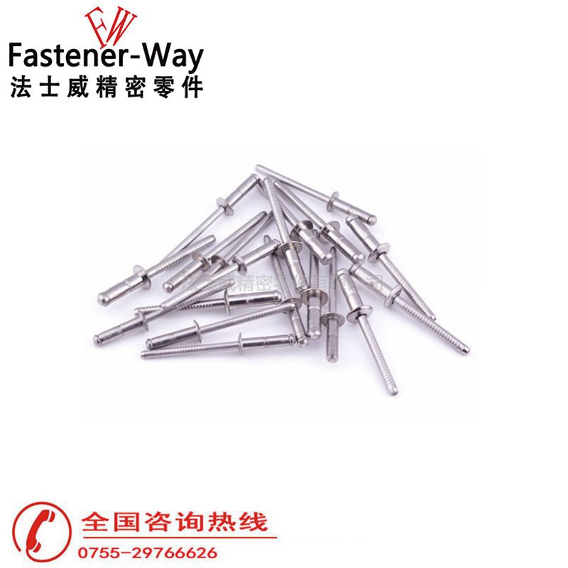 不銹鋼單鼓抽芯鉚釘拉釘4 不銹鋼單鼓抽芯鉚釘拉釘4