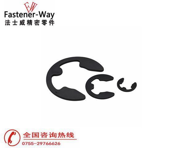 法士威碳鋼E型卡 E形卡簧墊圈6 法士威碳鋼E型卡 E形卡簧墊圈6