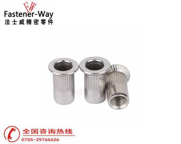 不銹鋼沉頭平頭通孔圓柱拉鉚螺母5 不銹鋼沉頭平頭通孔圓柱拉鉚螺母5