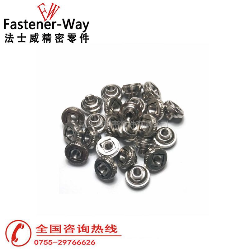 LAC-M6-2不銹鋼自鎖浮動螺母3 LAC-M6-2不銹鋼自鎖浮動螺母3