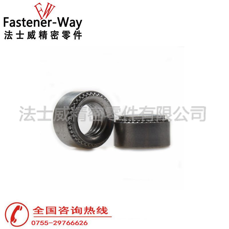 SP-M4-0不銹鐵自鎖緊壓鉚螺母3 SP-M4-0不銹鐵自鎖緊壓鉚螺母3