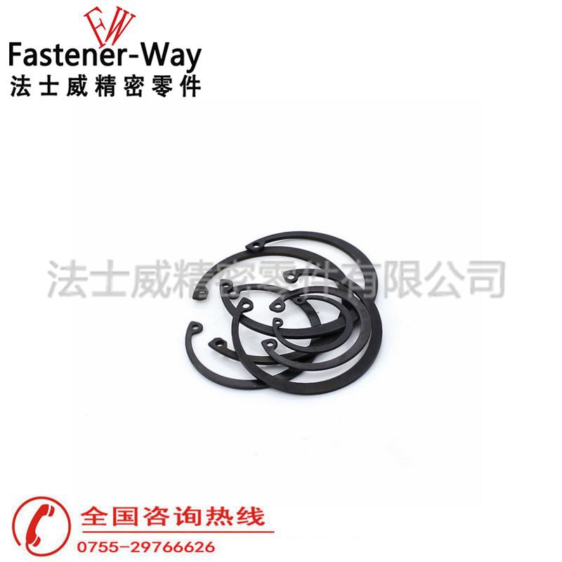 GB893.1孔卡孔用擋圈 碳鋼發(fā)黑C型孔用卡簧2 GB893.1孔卡孔用擋圈 碳鋼發(fā)黑C型孔用卡簧2