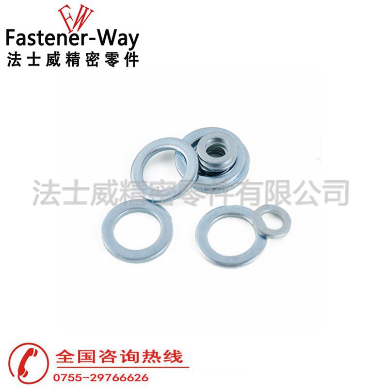 GB848小平墊片 碳鋼鍍鋅小平墊圈2 GB848小平墊片 碳鋼鍍鋅小平墊圈2