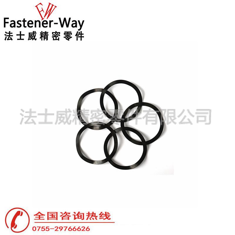 DIN137B波型彈性墊圈 碳鋼鍍鋅彈簧墊片2 DIN137B波型彈性墊圈 碳鋼鍍鋅彈簧墊片2