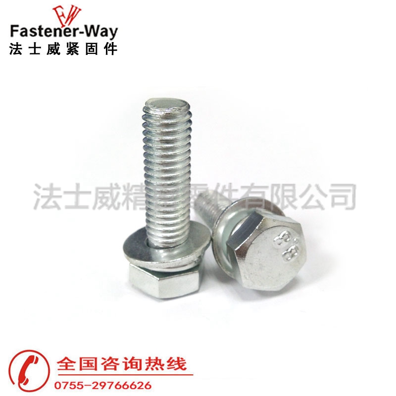 法士威GB9074.17碳鋼外六角組合螺絲1 法士威GB9074.17碳鋼外六角組合螺絲1