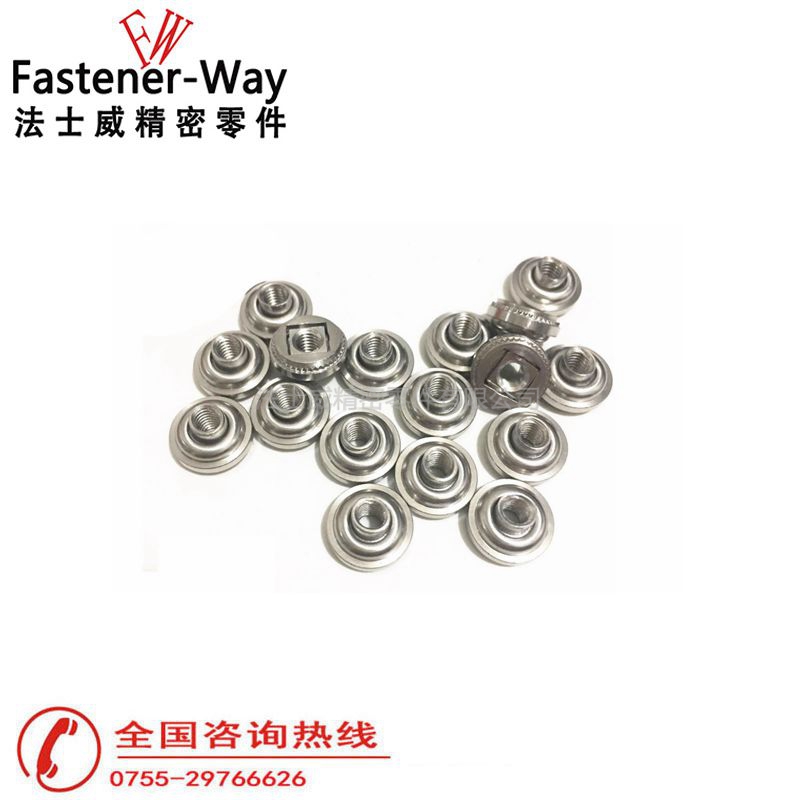 LAC-M6-2不銹鋼自鎖浮動螺母2 LAC-M6-2不銹鋼自鎖浮動螺母2