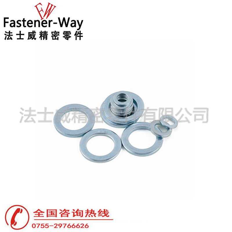 GB848小平墊片 碳鋼鍍鋅小平墊圈1 GB848小平墊片 碳鋼鍍鋅小平墊圈1