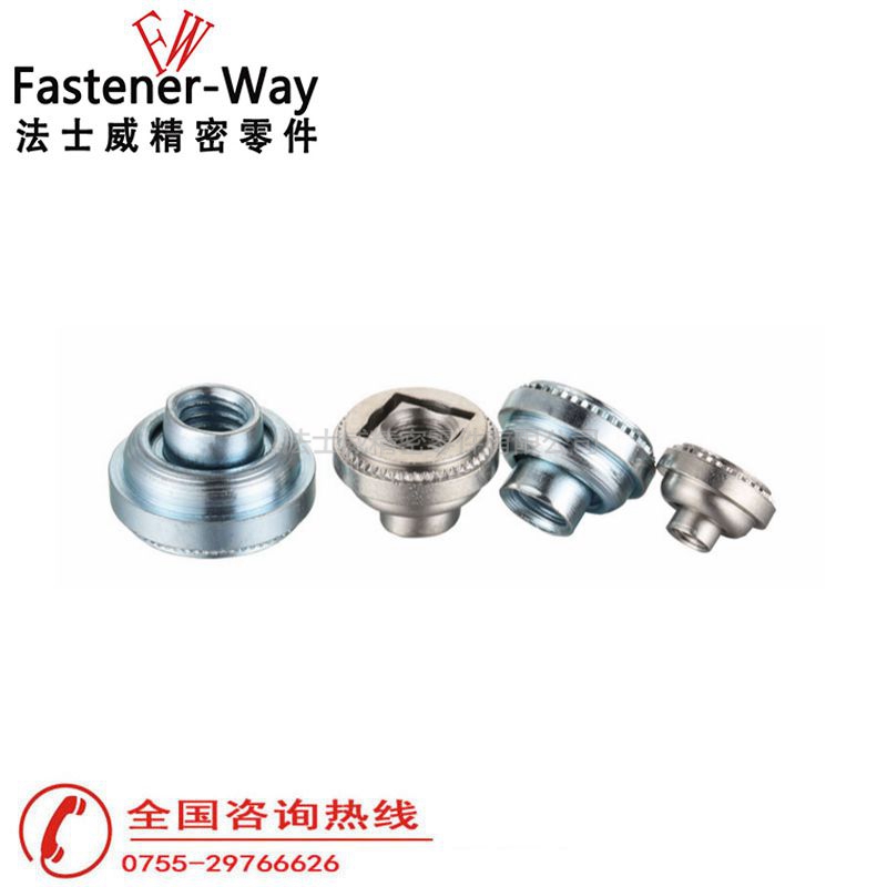 LAS-M3-2碳鋼鍍鋅自鎖浮動螺母1 LAS-M3-2碳鋼鍍鋅自鎖浮動螺母1