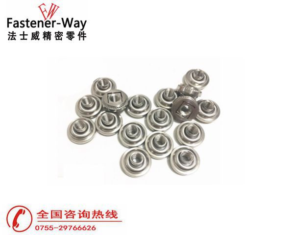 LAC-M6-2不銹鋼自鎖浮動螺母1 LAC-M6-2不銹鋼自鎖浮動螺母1