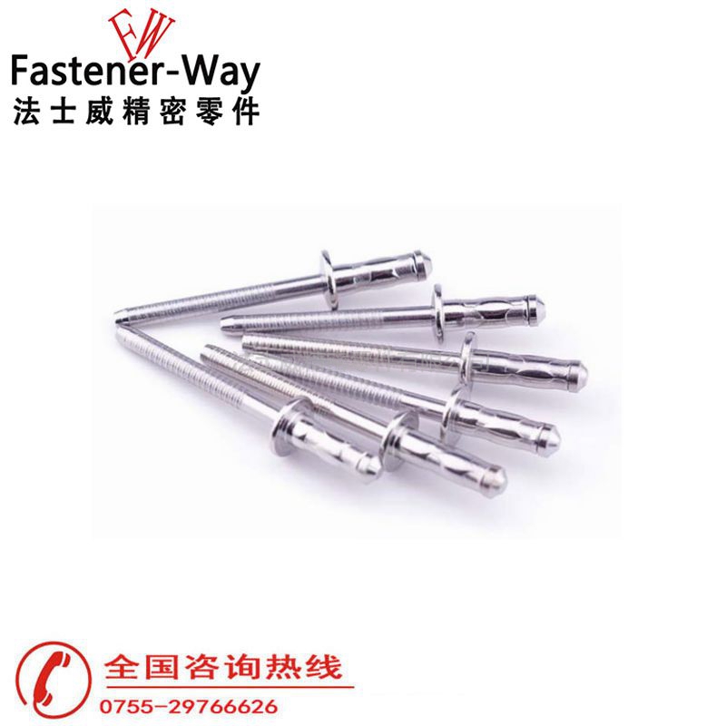 不銹鋼雙鼓抽芯拉鉚釘3 不銹鋼雙鼓抽芯拉鉚釘3
