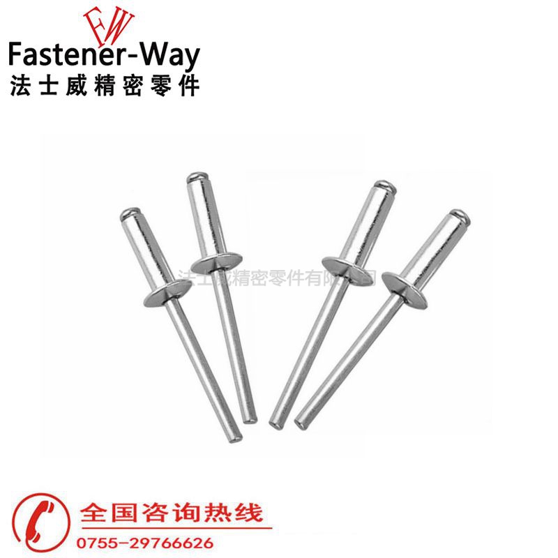 小帽沿抽芯鉚釘拉釘5 小帽沿抽芯鉚釘拉釘5