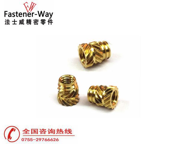 PSM黃銅熱熔螺母注塑銅螺母4 PSM黃銅熱熔螺母注塑銅螺母4