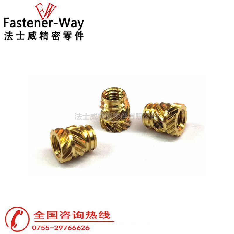 PSM黃銅熱熔螺母注塑銅螺母1 PSM黃銅熱熔螺母注塑銅螺母1